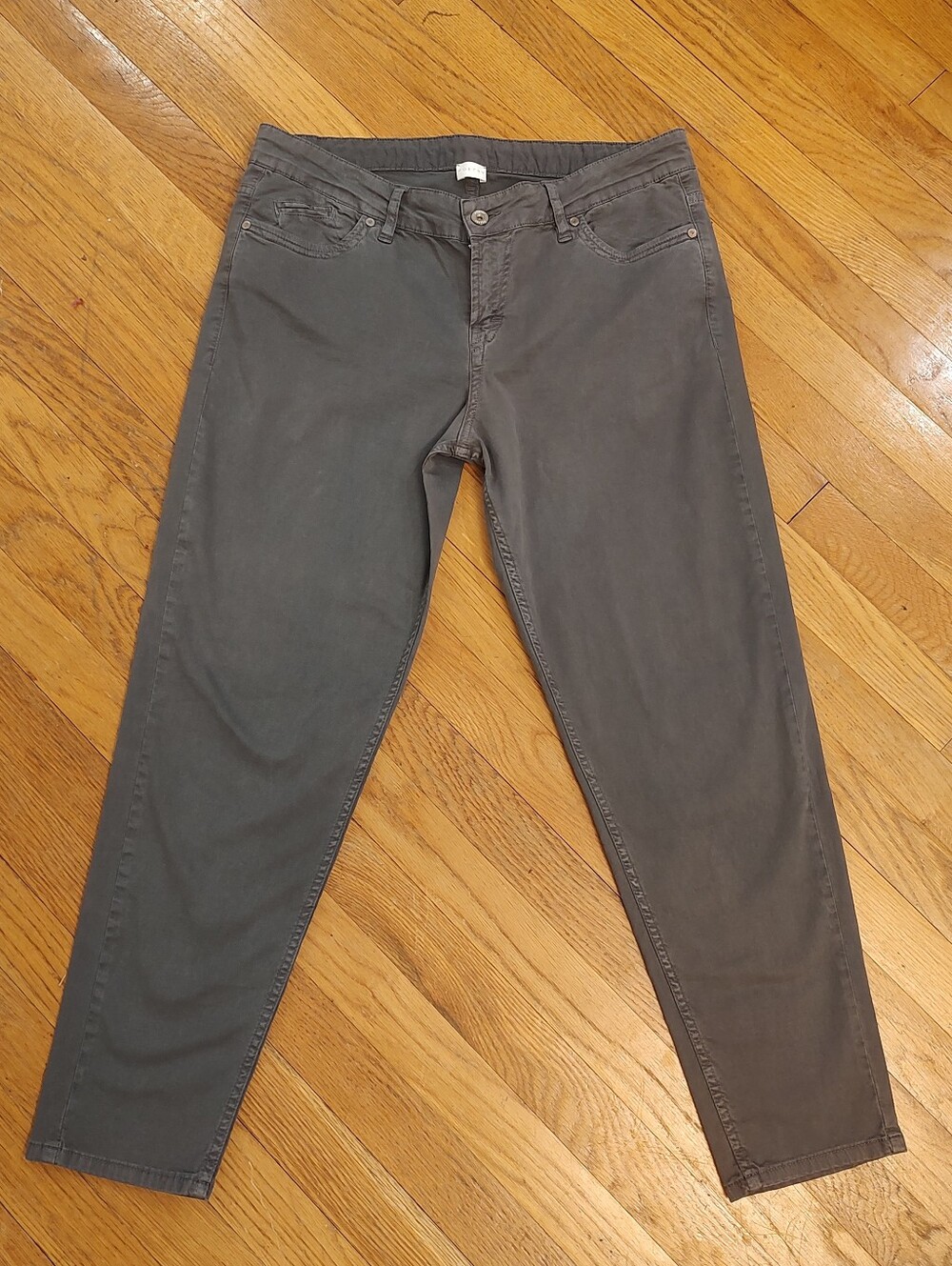Poetry Gray Ankle Pants 10